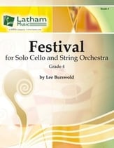Festival for Solo Cello and String Orchestra Orchestra sheet music cover